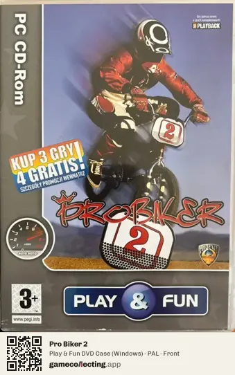 Pro Biker 2 Computer, PAL box front