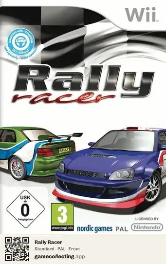 Rally Racer Nintendo Wii, PAL box front