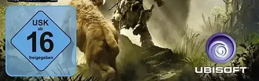 Far Cry Primal, the USK square on its front