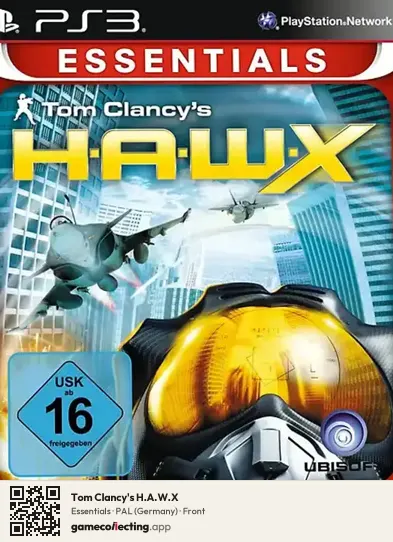 Tom Clancy's H.A.W.X PlayStation 3, Germany box front
