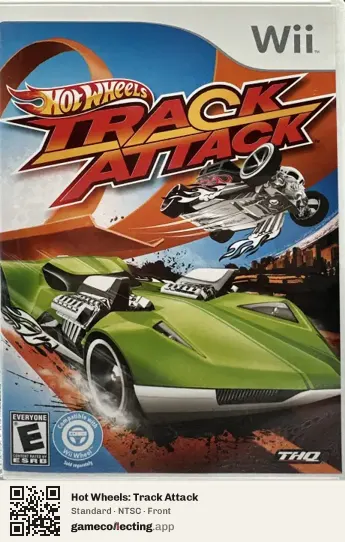 Hot Wheels: Track Attack Nintendo Wii, NTSC box front