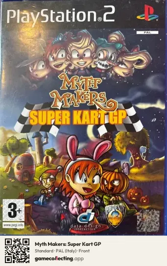 Myth Makers: Super Kart GP PlayStation 2, Italy box front