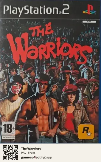 The Warriors PlayStation 2, PAL box front