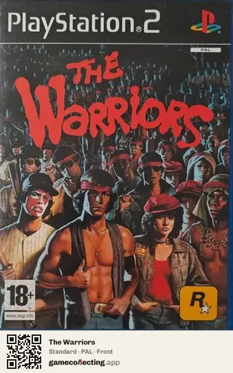 The Warriors PlayStation 2, PAL box front