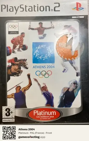 Athens 2004 PlayStation 2, France box front