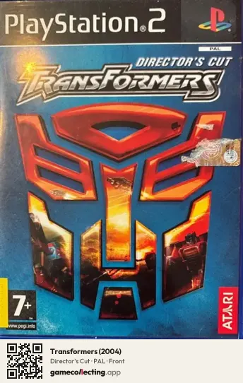 Transformers (2004) PlayStation 2, PAL box front