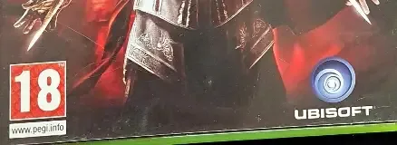 Assassin's Creed II, the PEGI square on its front