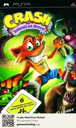 Crash: Mind Over Mutant PlayStation Portable, Germany box front