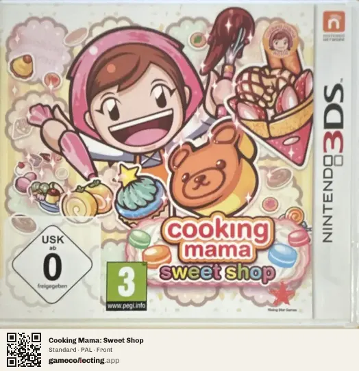 Cooking Mama: Sweet Shop Nintendo 3DS, PAL box front