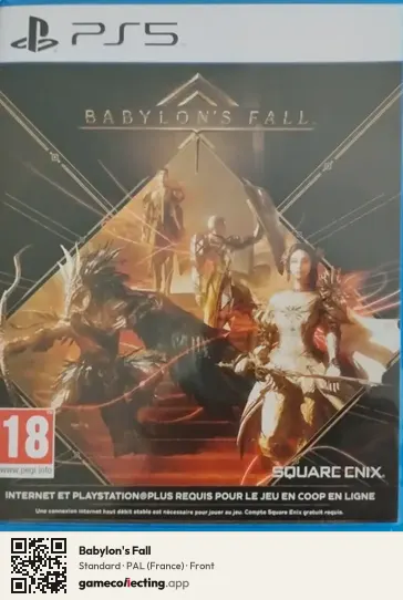 Babylon's Fall PlayStation 5, France box front