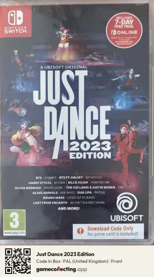 Just Dance 2023 Edition Nintendo Switch, United Kingdom box front