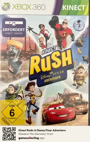 Kinect Rush: A Disney Pixar Adventure Xbox 360, Germany box front