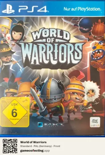 World of Warriors PlayStation 4, Germany box front