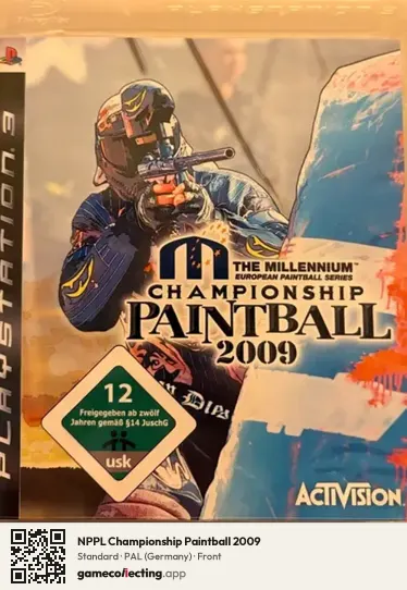 NPPL Championship Paintball 2009 PlayStation 3, Germany box front