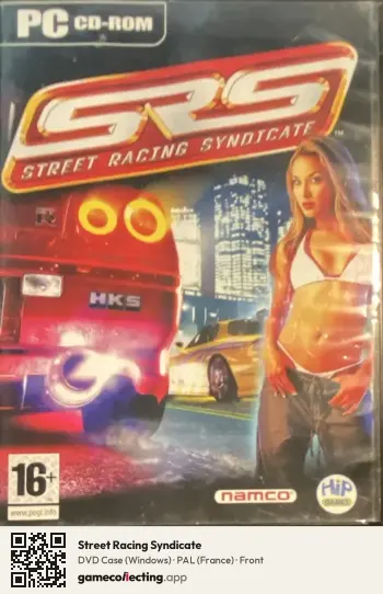 Street Racing Syndicate Computer, France box front