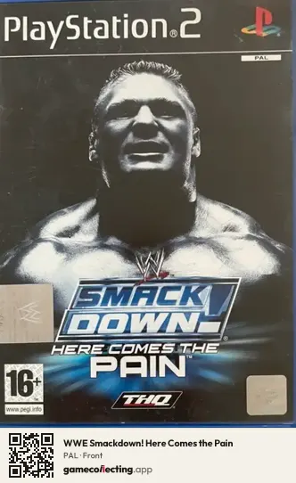WWE Smackdown! Here Comes the Pain PlayStation 2, PAL box front