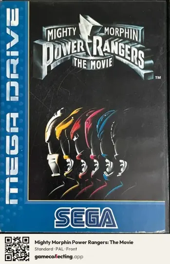 Mighty Morphin Power Rangers: The Movie Sega Mega Drive / Genesis, PAL box front