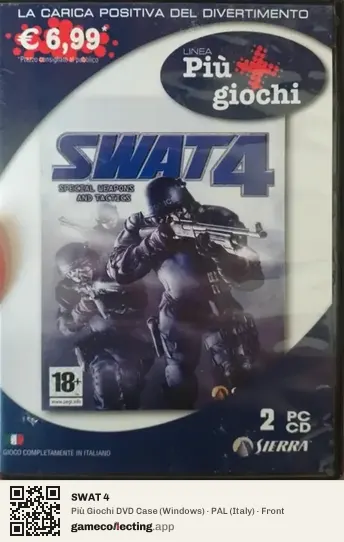 SWAT 4 Computer, Italy box front