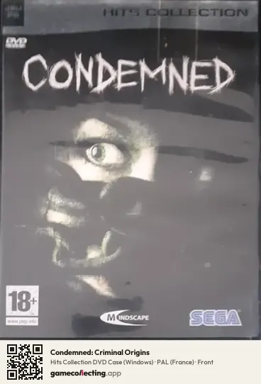 Condemned: Criminal Origins Computer, France box front
