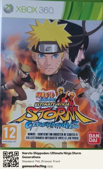 Naruto Shippuden: Ultimate Ninja Storm Generations Xbox 360, France box front