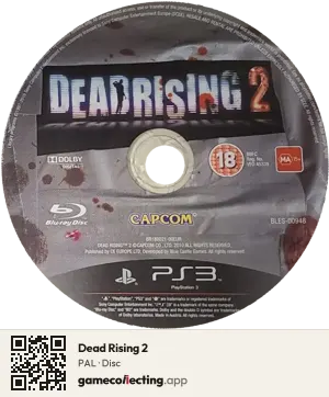 Dead Rising 2 PlayStation 3, PAL disc
