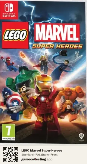 LEGO Marvel Super Heroes Nintendo Switch, Italy box front