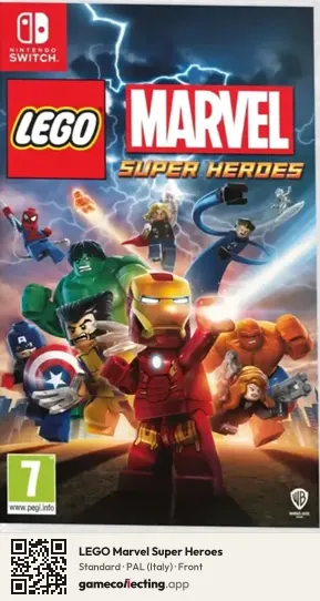 LEGO Marvel Super Heroes Nintendo Switch, Italy box front