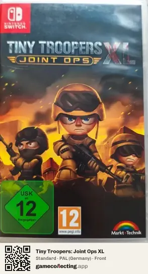 Tiny Troopers: Joint Ops XL Nintendo Switch, Germany box front