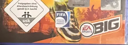 FIFA Street 2, the USK square on its front