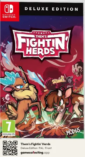 Them's Fightin' Herds Nintendo Switch, PAL box front