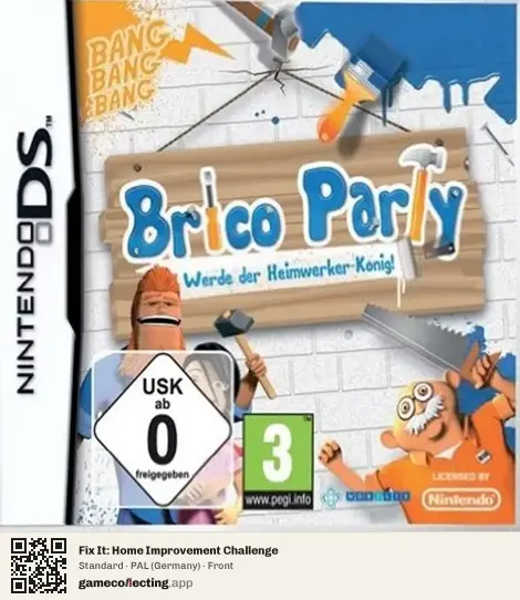 Fix It: Home Improvement Challenge Nintendo DS, Germany box front