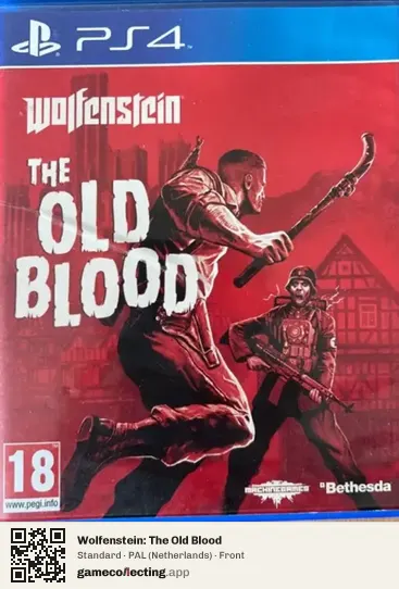 Wolfenstein: The Old Blood PlayStation 4, Netherlands box front