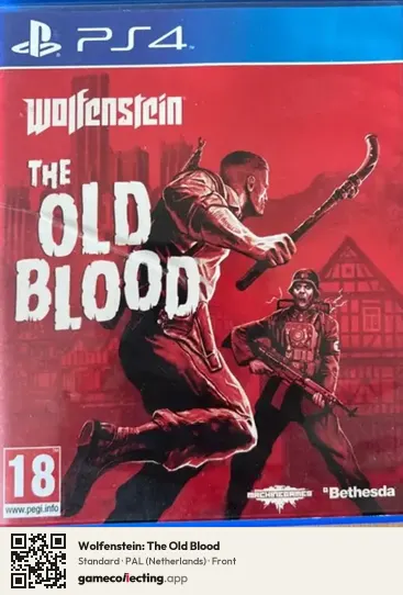 Wolfenstein: The Old Blood PlayStation 4, Netherlands box front