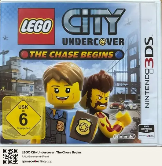 LEGO City Undercover: The Chase Begins Nintendo 3DS, Germany box front