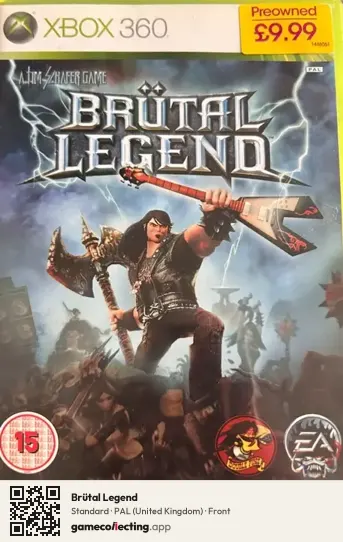 Brütal Legend Xbox 360, United Kingdom box front