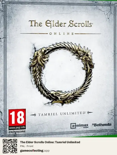 The Elder Scrolls Online: Tamriel Unlimited Xbox One, PAL box front