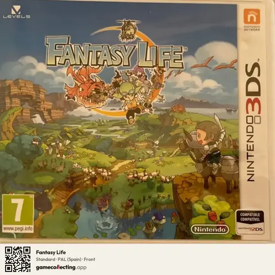 Fantasy Life Nintendo 3DS, Spain box front