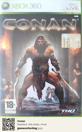 Conan Xbox 360, Italy box front