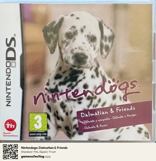 Nintendogs: Dalmatian & Friends Nintendo DS, Spain box front