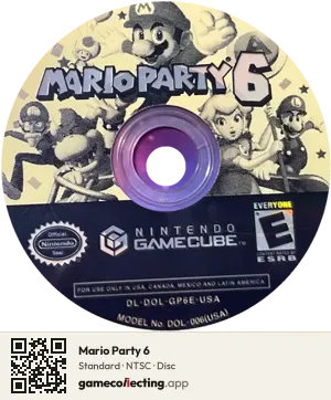 Mario Party 6 Nintendo GameCube, NTSC disc