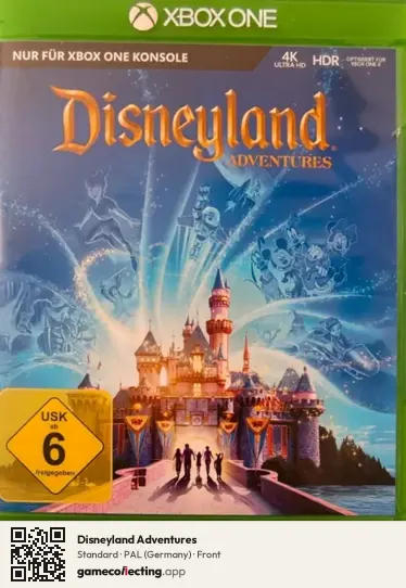Disneyland Adventures Xbox One, Germany box front