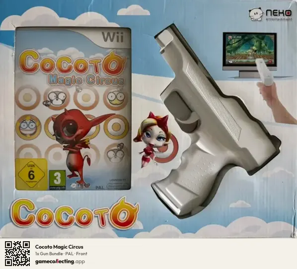 Cocoto Magic Circus Nintendo Wii, PAL box front