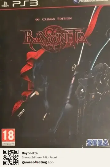 Bayonetta PlayStation 3, PAL box front