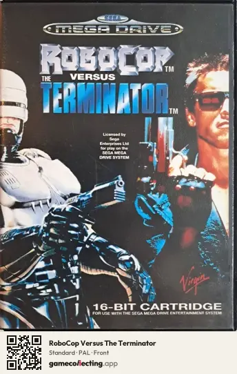RoboCop Versus The Terminator Sega Mega Drive / Genesis, PAL box front
