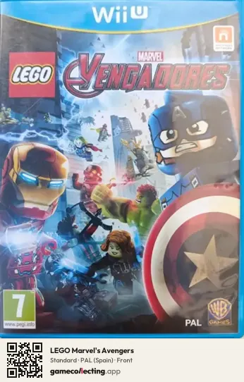 LEGO Marvel's Avengers Nintendo Wii U, Spain box front