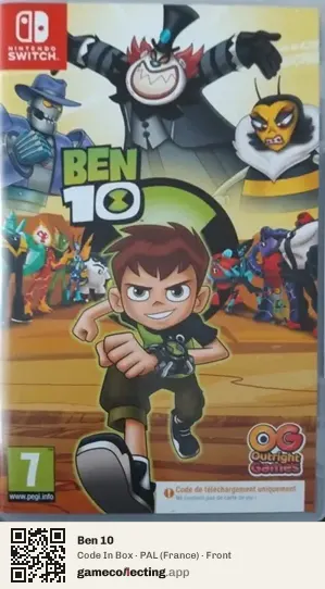 Ben 10 Nintendo Switch, France box front