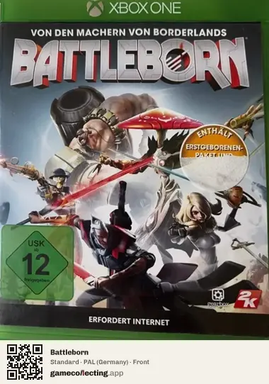 Battleborn Xbox One, Germany box front