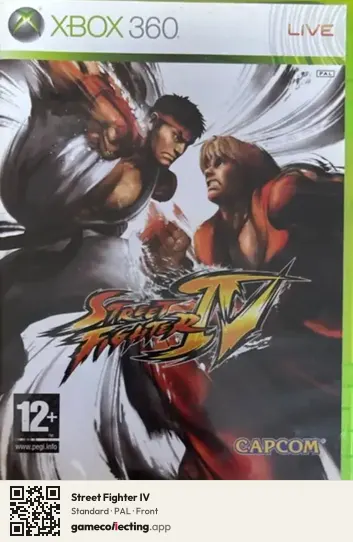 Street Fighter IV Xbox 360, PAL box front