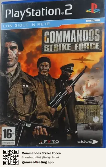 Commandos Strike Force PlayStation 2, Italy box front