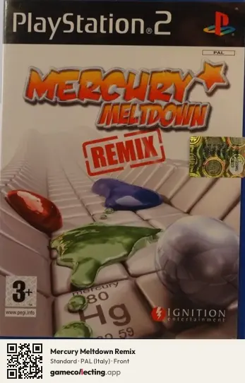 Mercury Meltdown Remix PlayStation 2, Italy box front